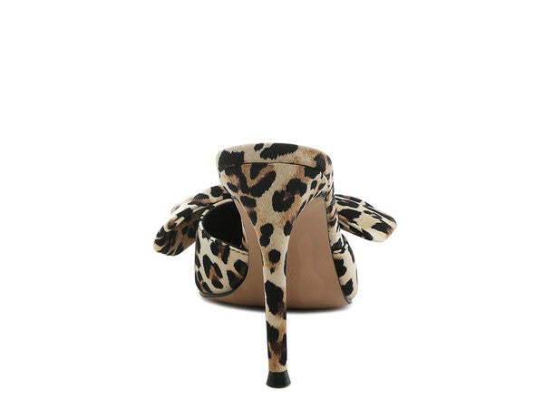 Joelle Leopard Print Pump, stiletto heel and back seam in patent PU finish