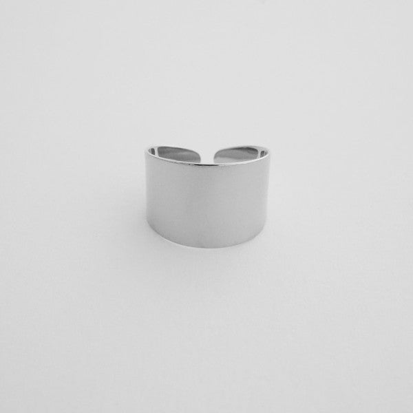 Fay Thick Wrap Ring – Adjustable in Gold, Silver, and Rose Gold