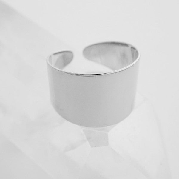 Fay Thick Wrap Ring – Adjustable in Gold, Silver, and Rose Gold