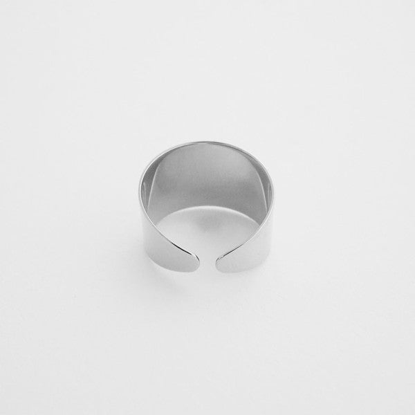 Fay Thick Wrap Ring – Adjustable in Gold, Silver, and Rose Gold