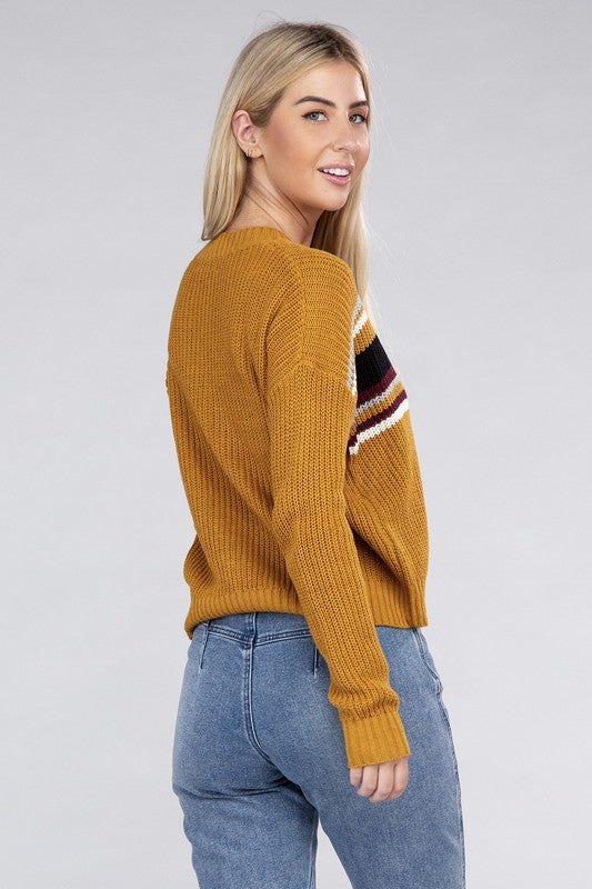 Stina Striped Pullover Sweater