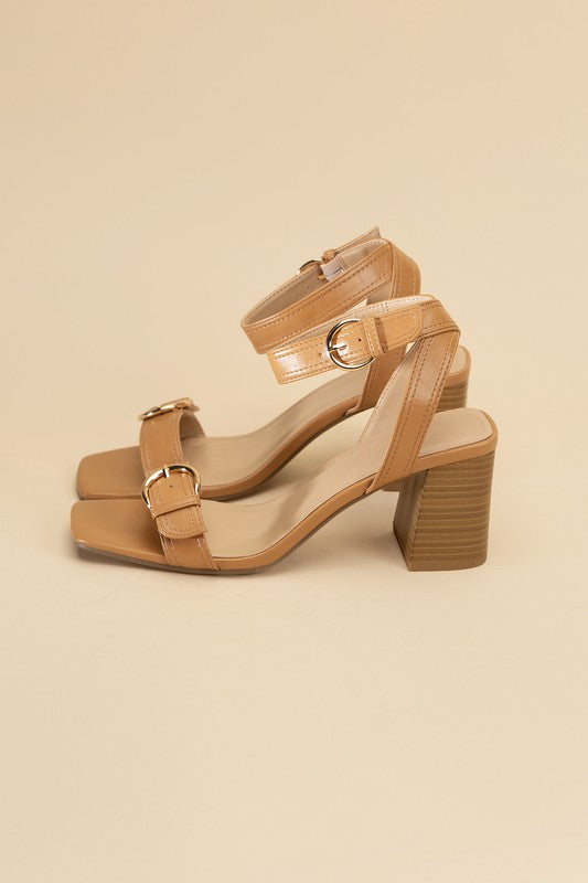 Marishka Buckle Sandal Heel