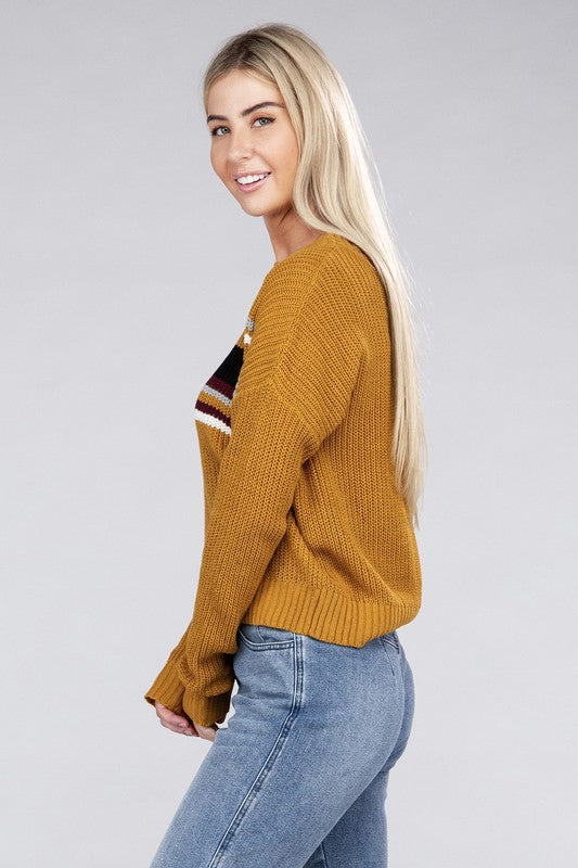 Stina Striped Pullover Sweater