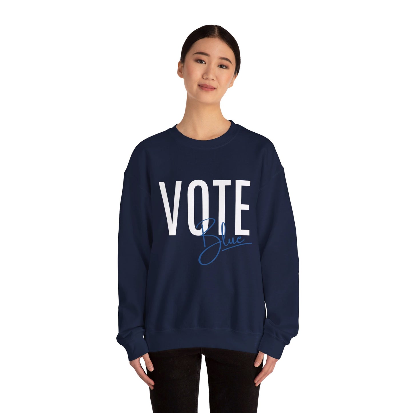 Vote Blue Crewneck Sweatshirt