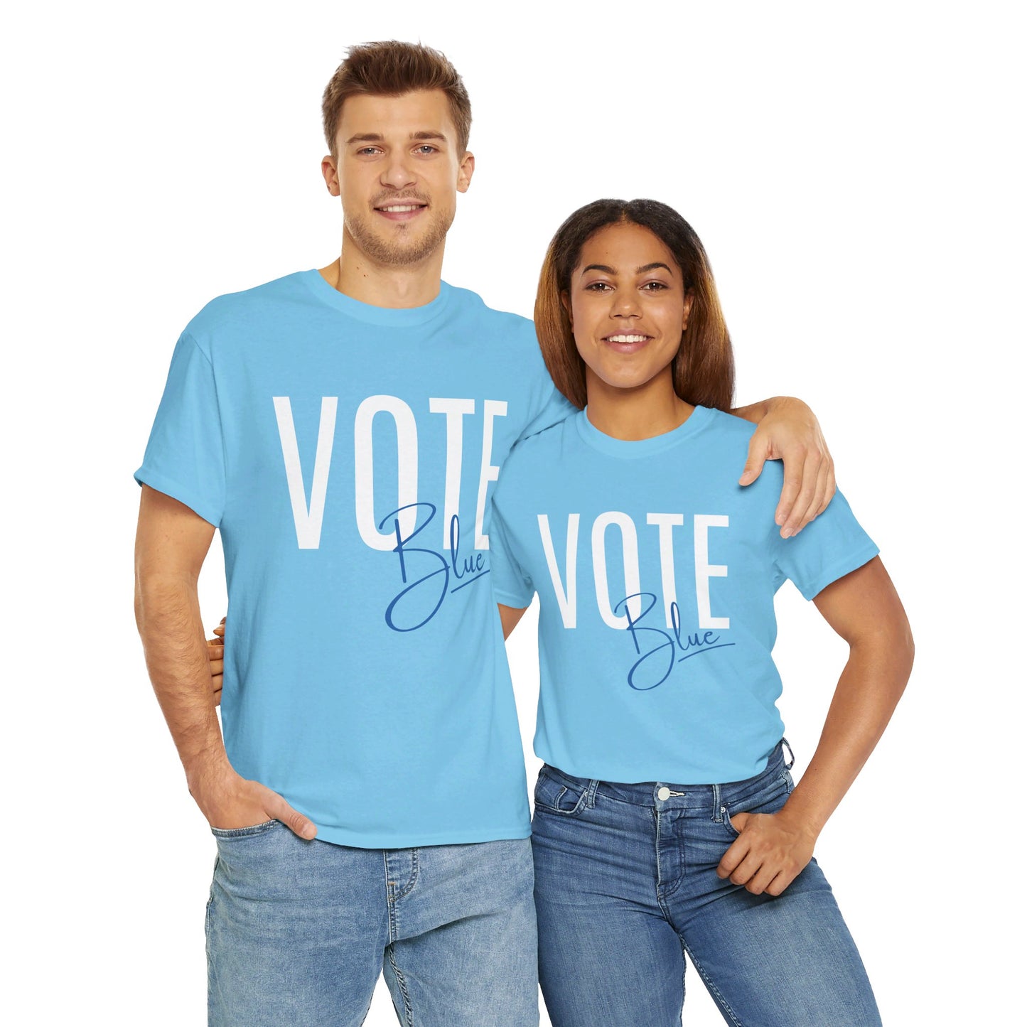 Vote Blue! Unisex Cotton Tee