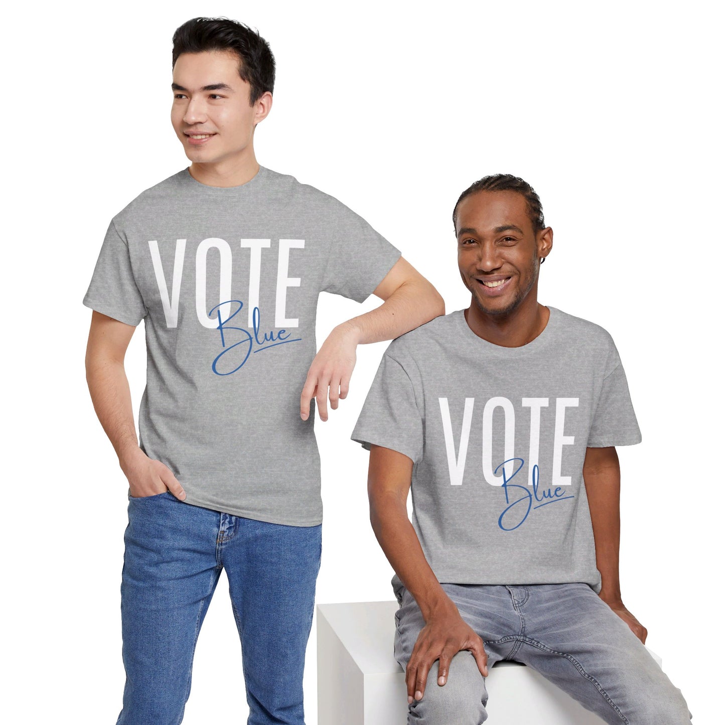 Vote Blue! Unisex Cotton Tee