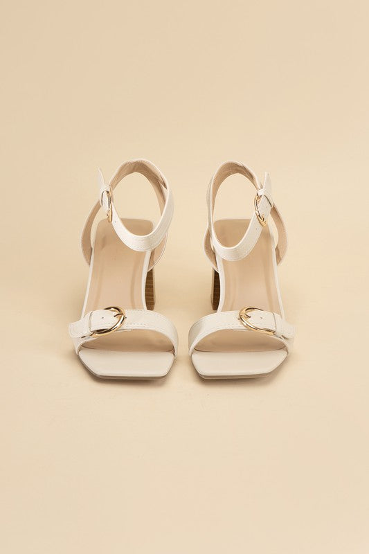 Marishka Buckle Sandal Heel