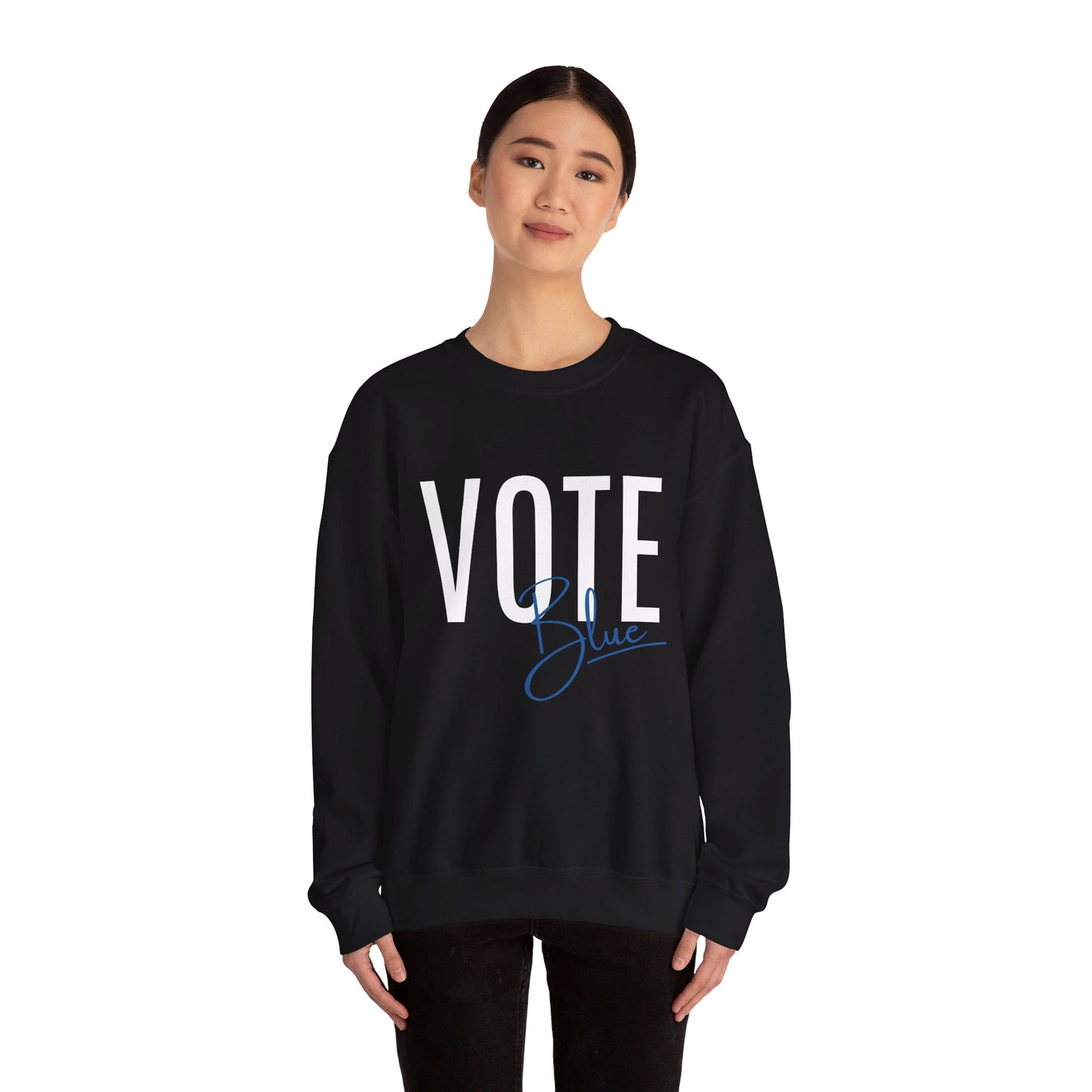 Vote Blue Crewneck Sweatshirt