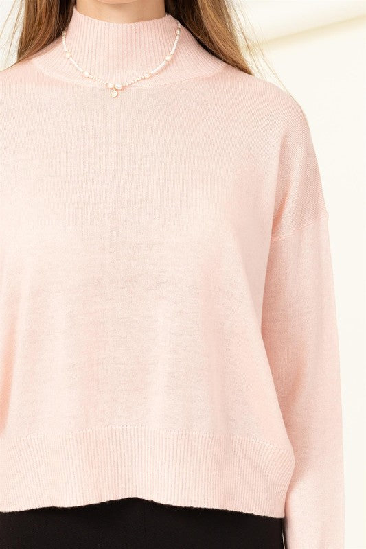 Lieke Mock Neck Sweater