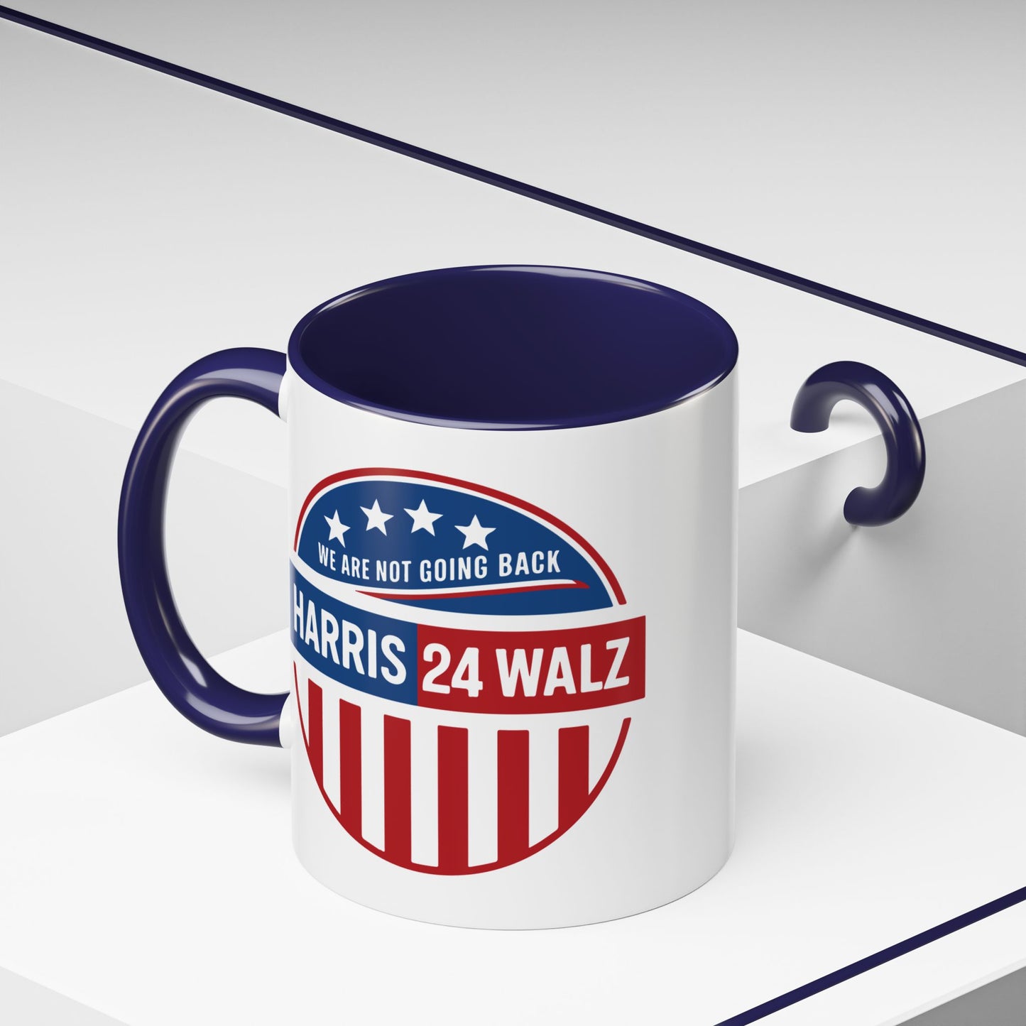 We Are Not Going Back- Harris Walz 24 Mug