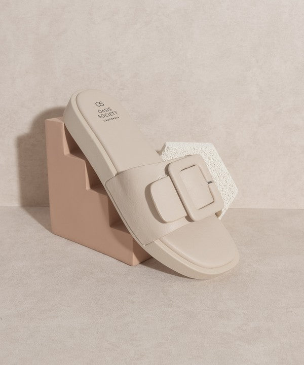 Daisy Single Buckle Slide By Oasis Society