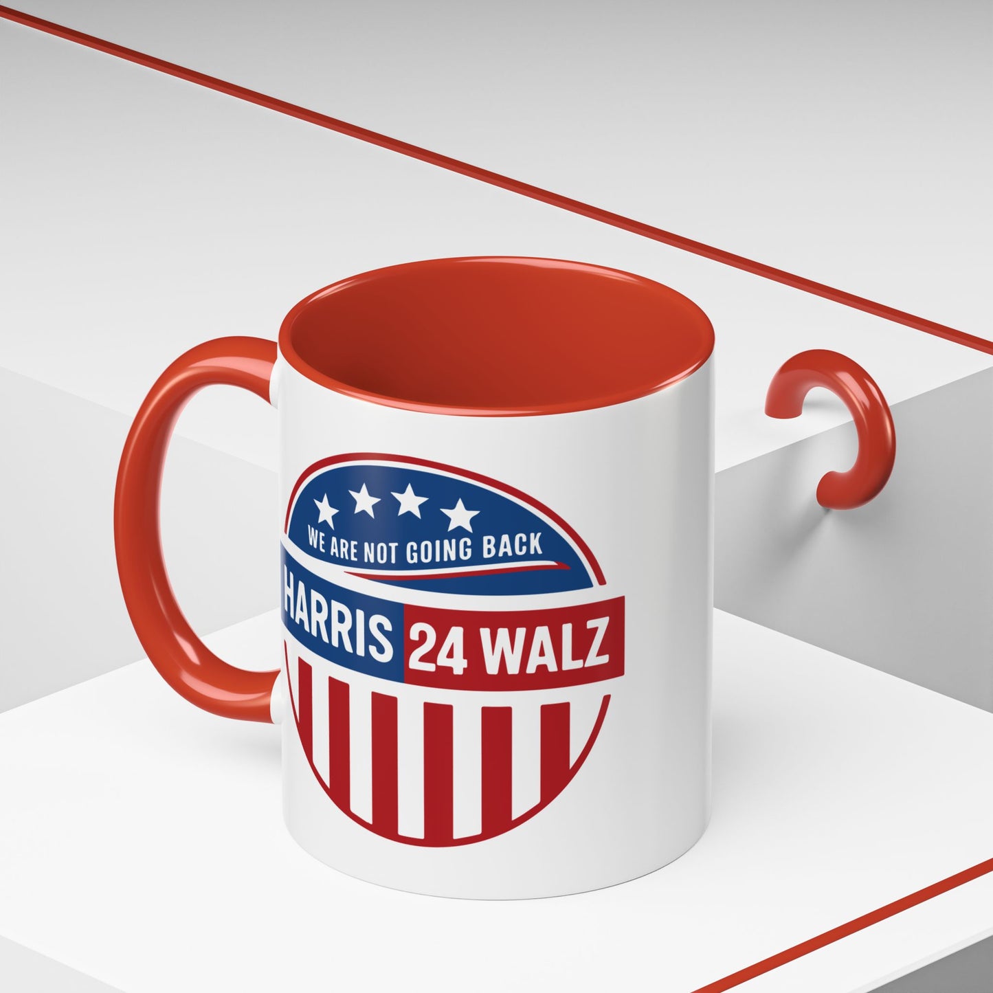 We Are Not Going Back- Harris Walz 24 Mug