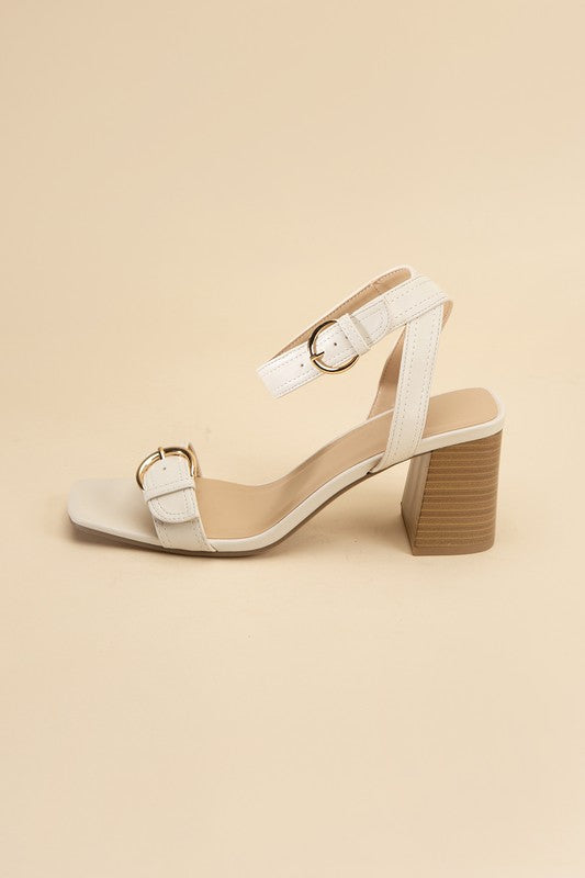 Marishka Buckle Sandal Heel