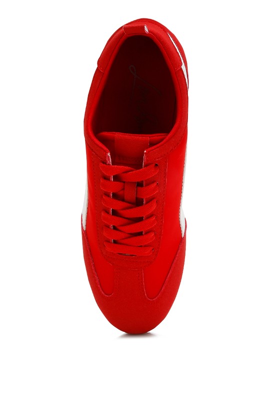 Dorothy Leather Lace-Up Sneakers