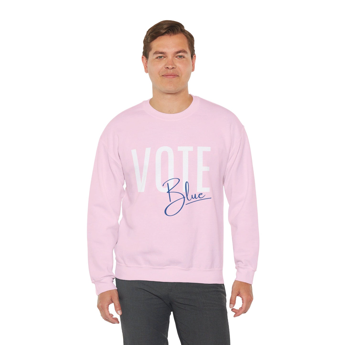 Vote Blue Crewneck Sweatshirt