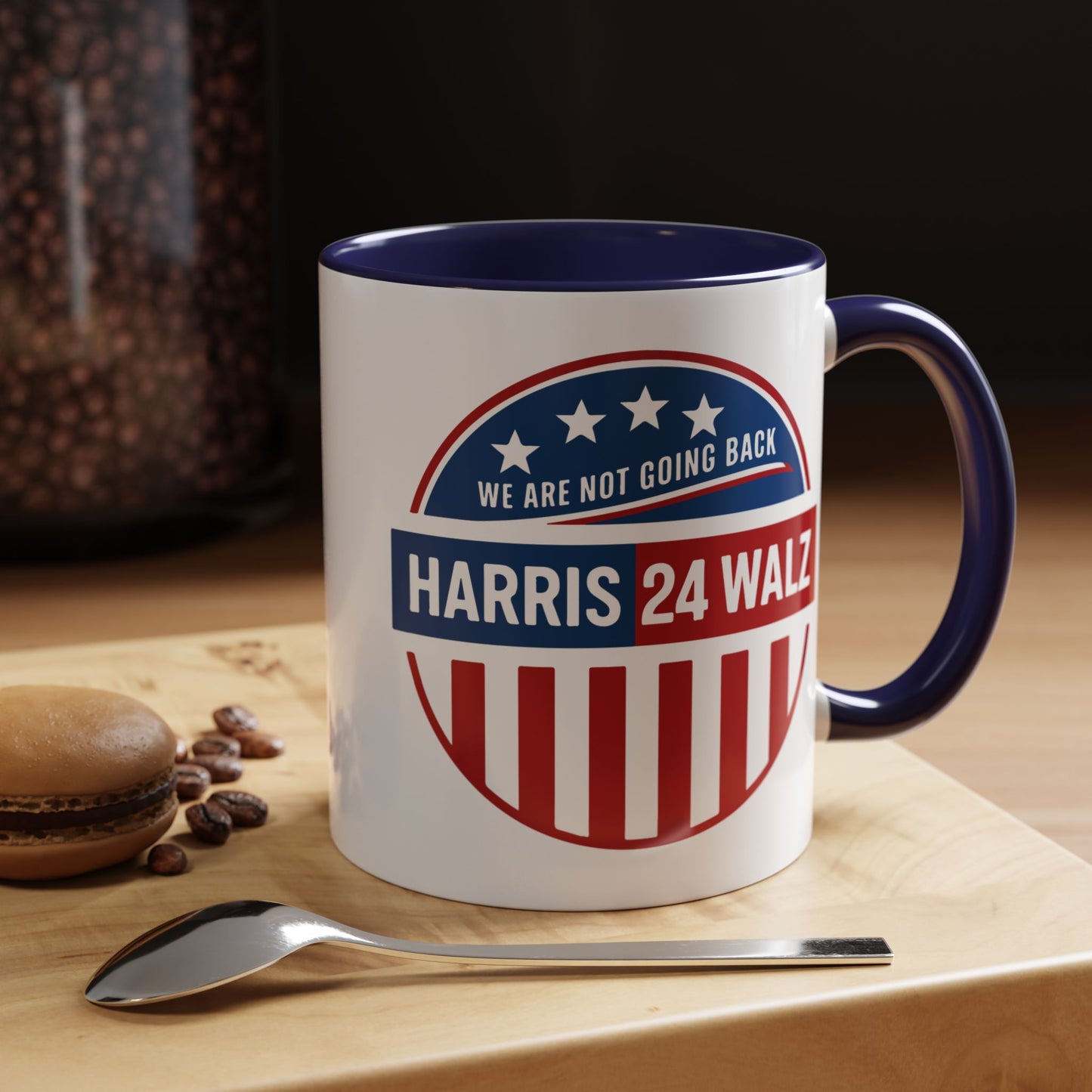 We Are Not Going Back- Harris Walz 24 Mug