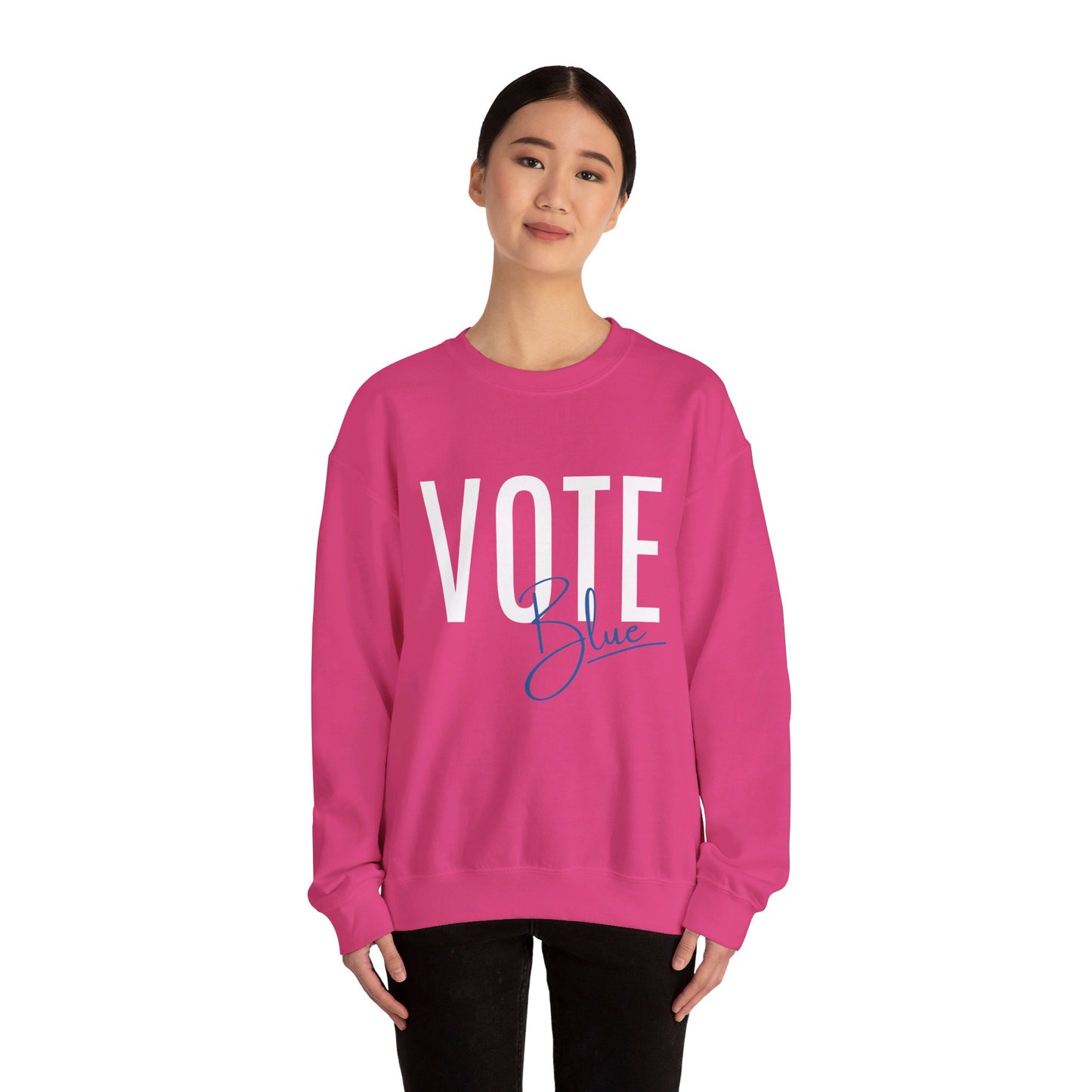 Vote Blue Crewneck Sweatshirt