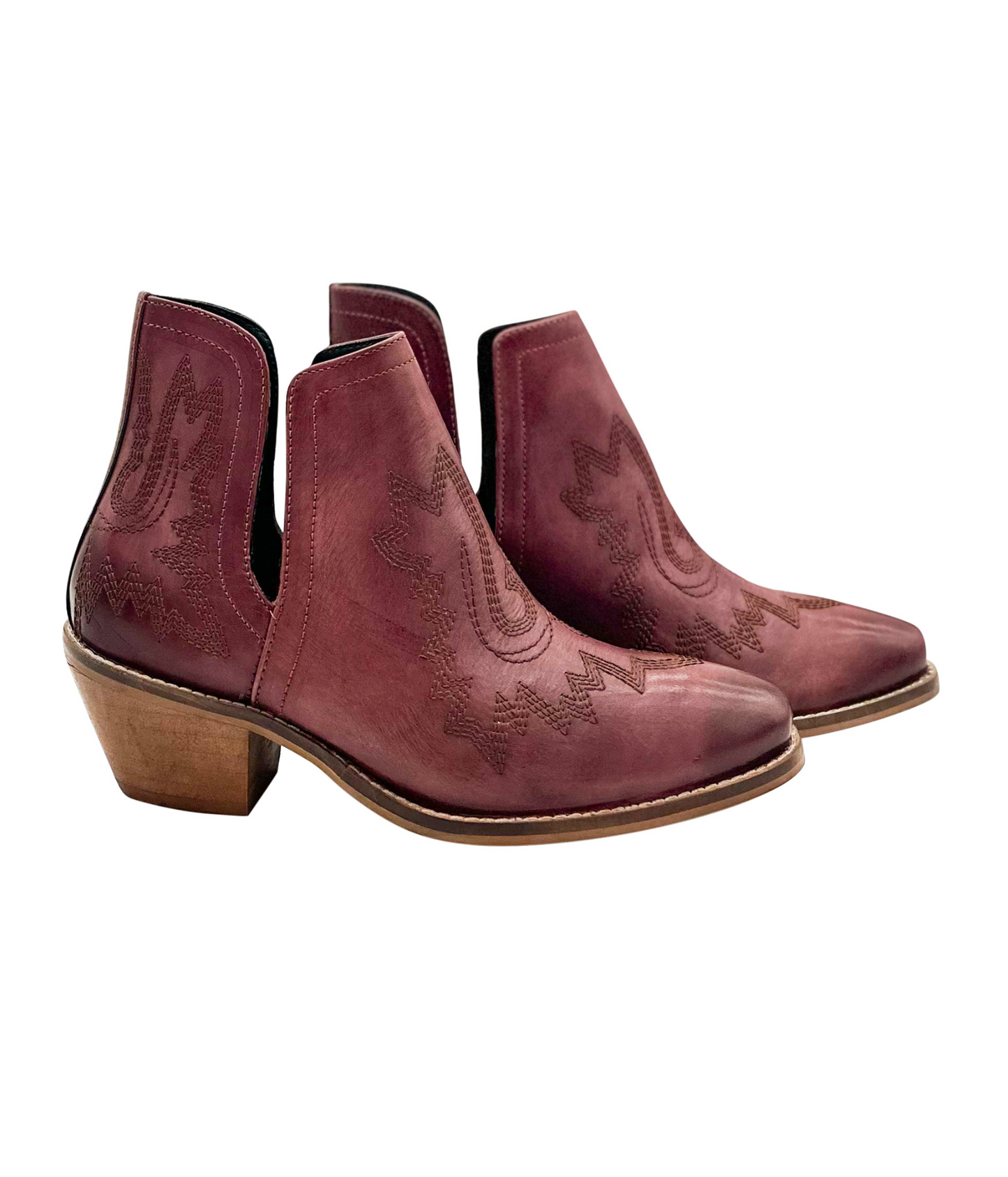 Bertie Kickin' Booties in Burgundy