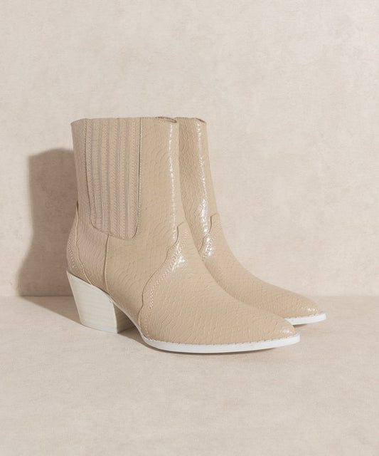 Dawn Paneled Western Bootie By Oasis Society