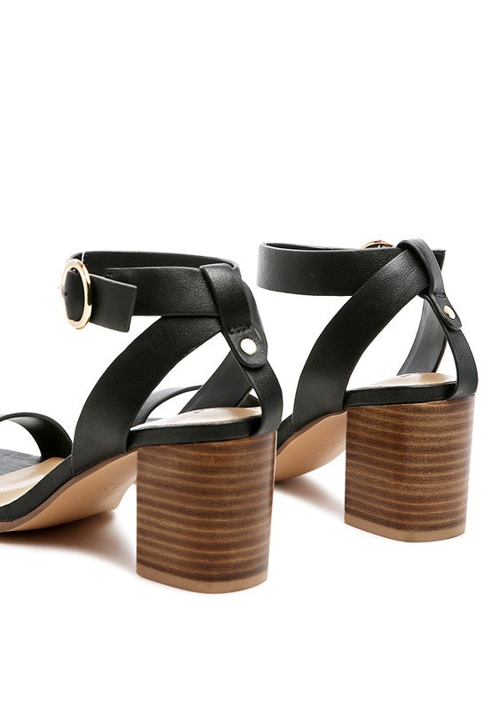 Dolph Stack Block Heel Sandal