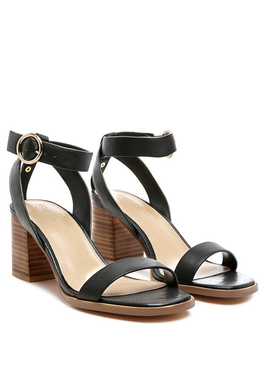 Dolph Stack Block Heel Sandal