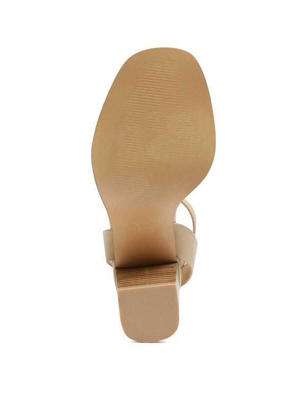 Dolph Stack Block Heel Sandal