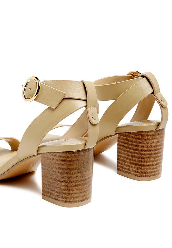 Dolph Stack Block Heel Sandal