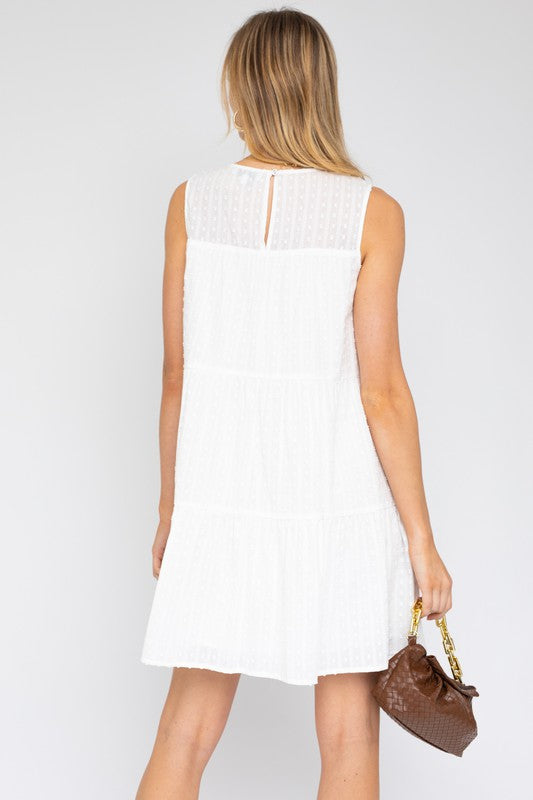 Theresa Sleeveless Tiered Mini Dress