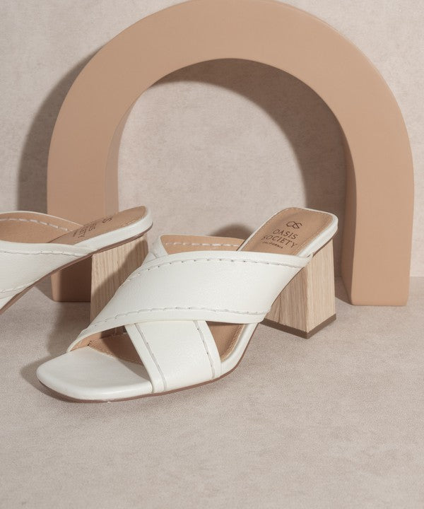 Jade Strappy Stitched Sandal By Oasis Society