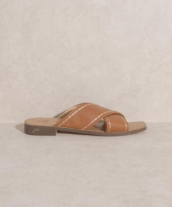 Stella - Criss Cross Sandal by Oasis Society