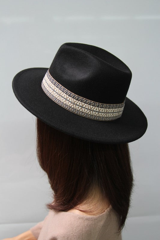 Benedita Boho Embroidered Fedora Hat