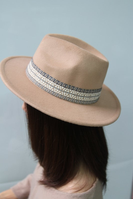 Benedita Boho Embroidered Fedora Hat