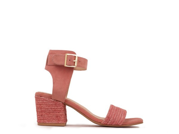 Rayna Braided Jute Strap and Suede Sandal