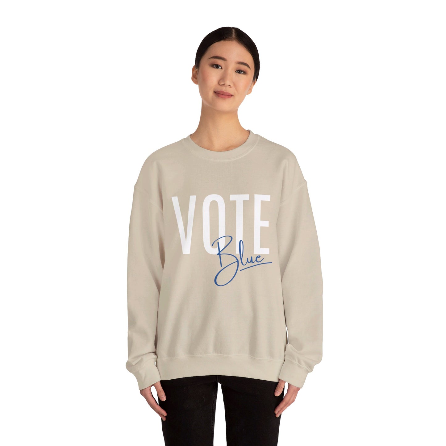 Vote Blue Crewneck Sweatshirt