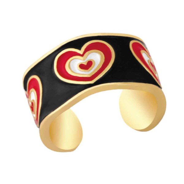 Priscilla Pop Hearts Ring