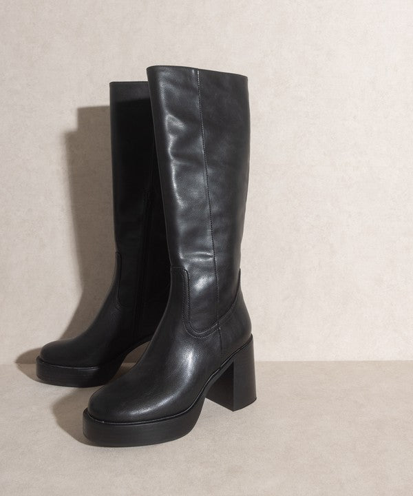 Juniper Platform Knee-High Boots By Oasis Society