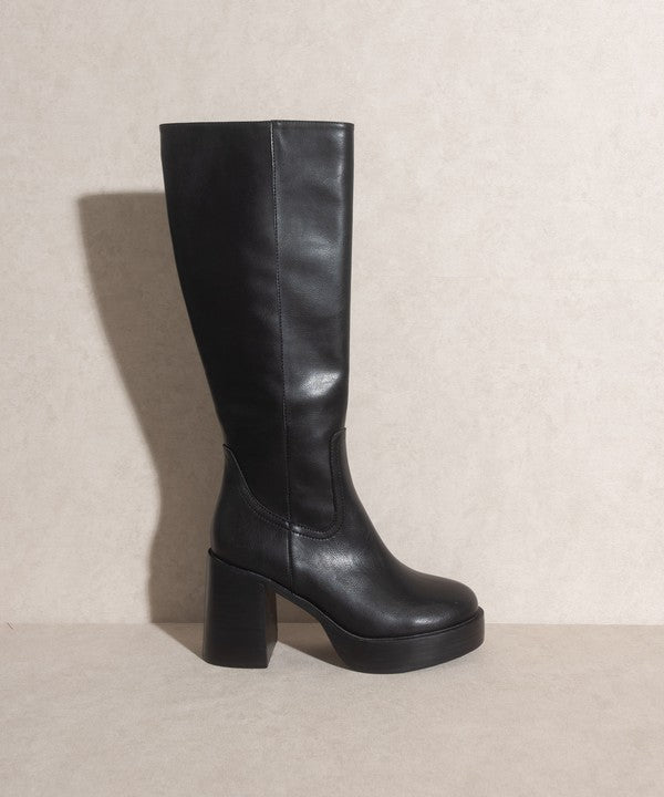 Juniper Platform Knee-High Boots By Oasis Society