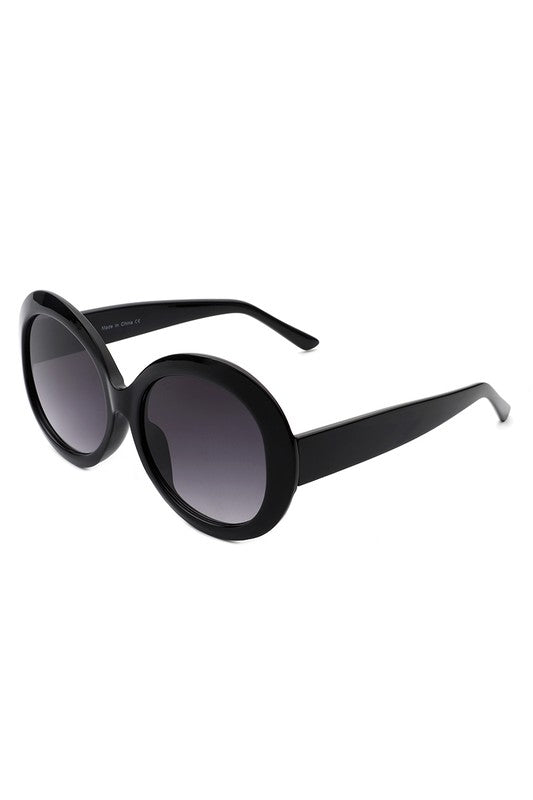 Madge Oversize Circle Fashion Round Sunglasses