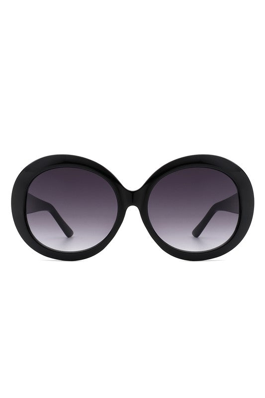 Madge Oversize Circle Fashion Round Sunglasses