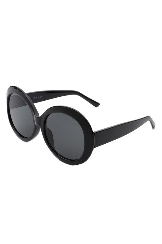 Madge Oversize Circle Fashion Round Sunglasses