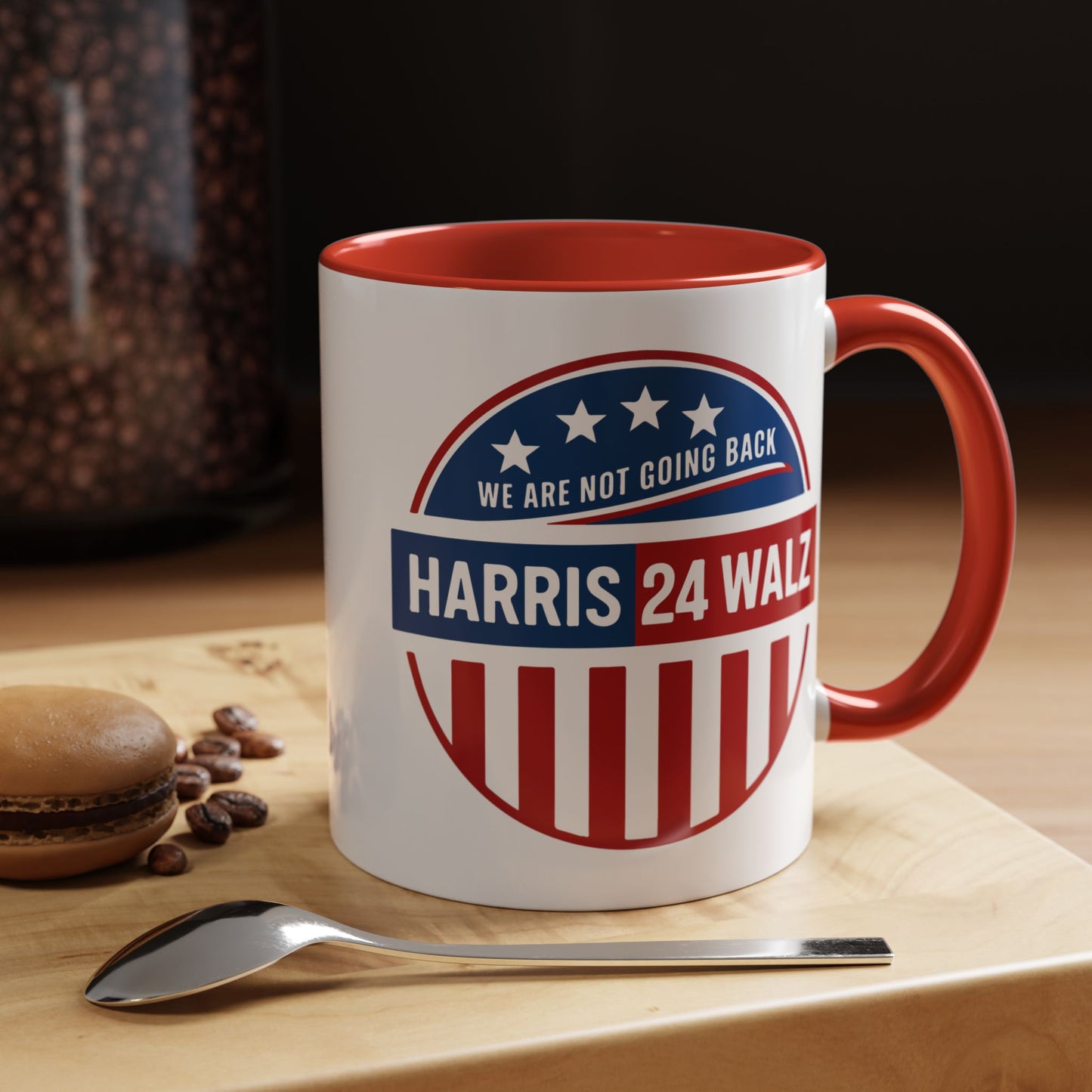 We Are Not Going Back- Harris Walz 24 Mug