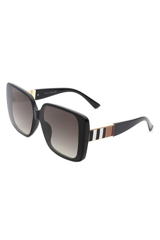 Karly Square Retro Fashion Flat Top Sunglasses