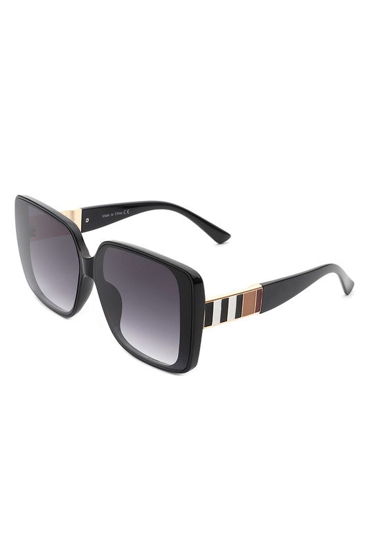 Karly Square Retro Fashion Flat Top Sunglasses