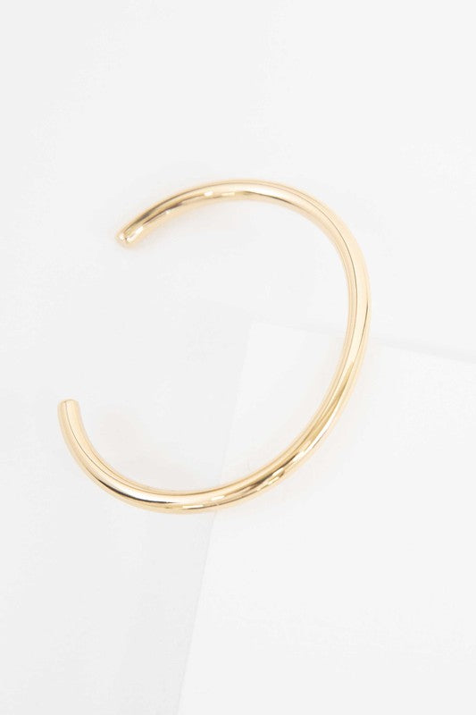 Xeni Solid Bar Cuff Bracelet