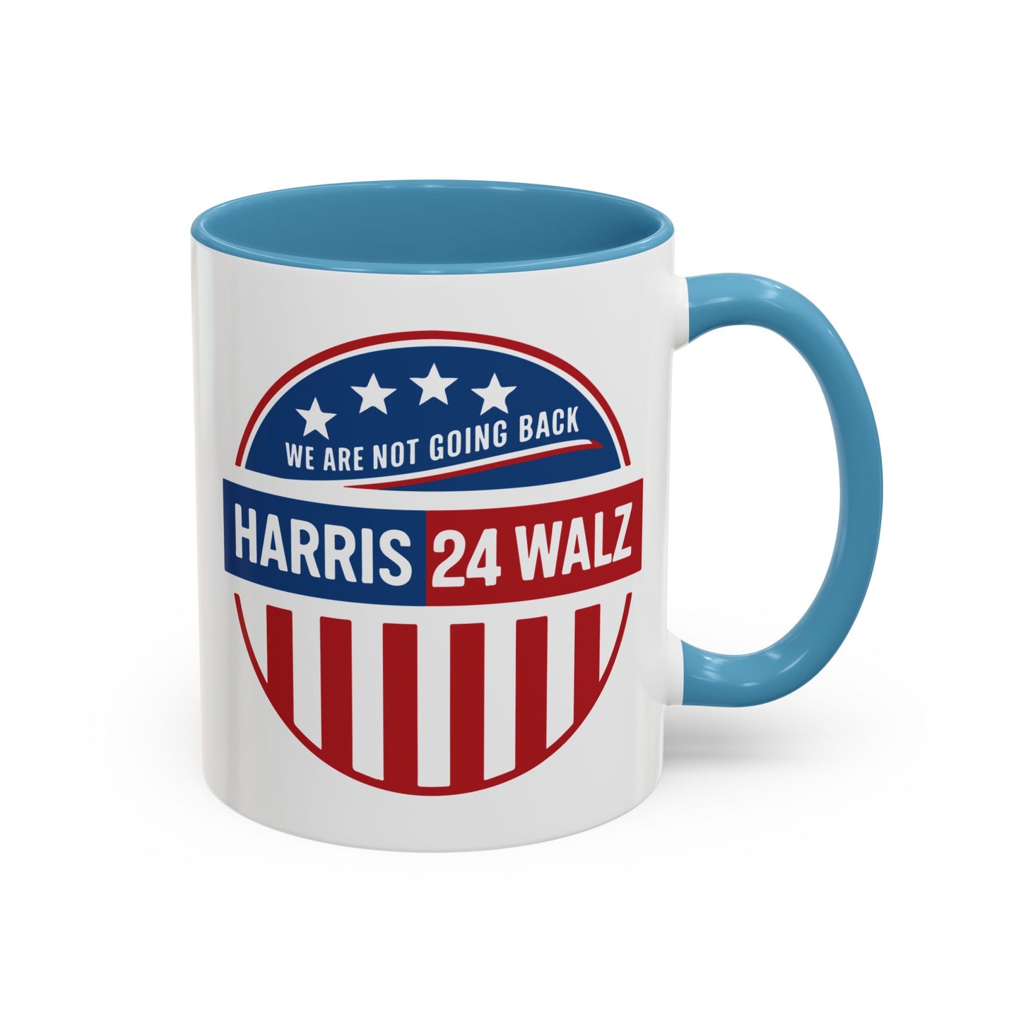 We Are Not Going Back- Harris Walz 24 Mug