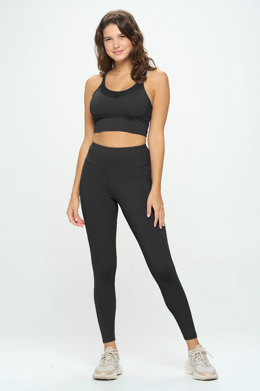 Teagan Activewear Set Top and Leggings