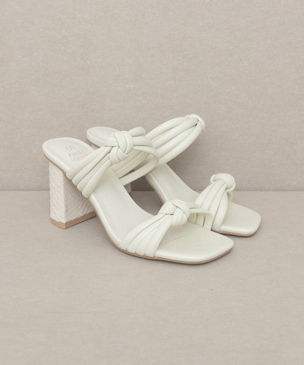 Raquel Strappy Knot Heel by Oasis Society