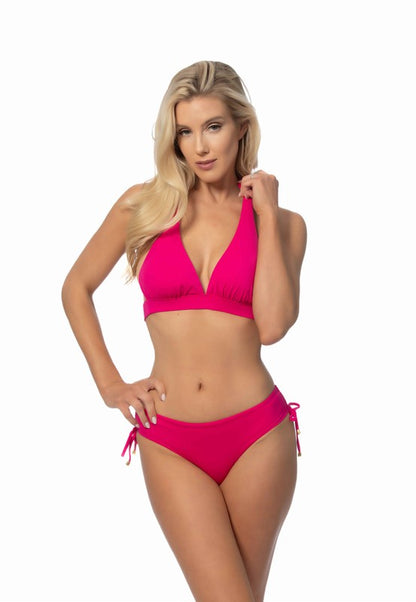 Costeno Beach Halter Bikini - Adjustable Ties, Vibrant Colors, Stretch Fabric