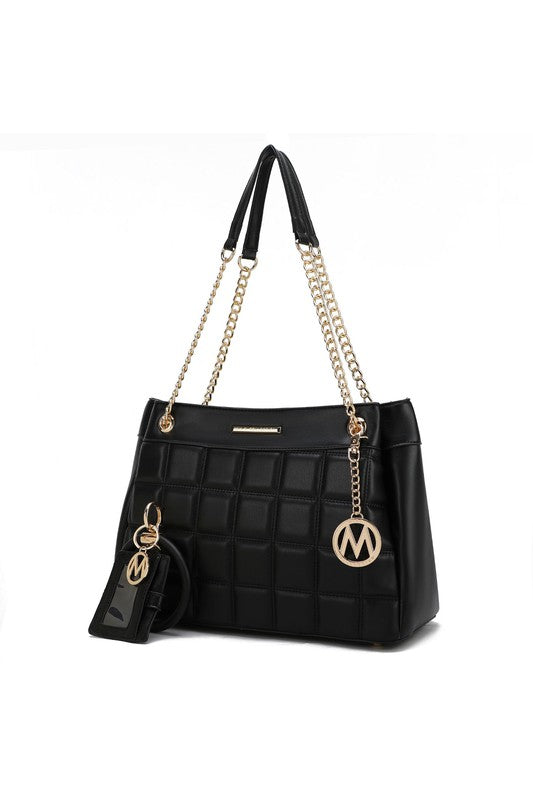 Mabel Quilted Shoulder Bag by Mia K - MKF Collection