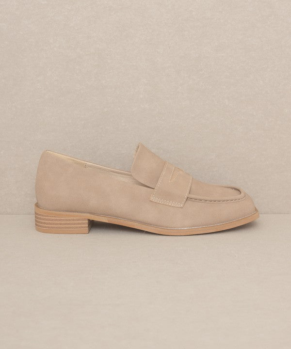 June Square Toe Penny Loafers by Oasis Society